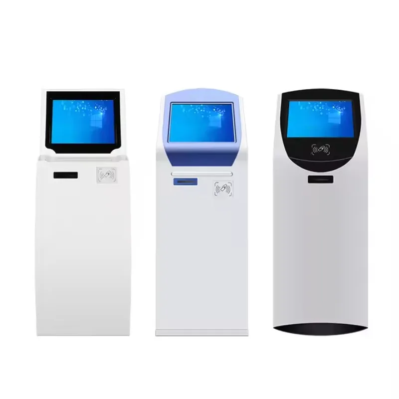 Self-service Kiosk Self Check in Hotel Win10 Self Service Queue Ticketing Touch Screen Kiosk with Printer
