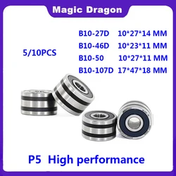 5/10pcs/Lot ABEC-5 B10-27D 10*27*14 mm B10-46D B10-50 B10-107D Auto Bearing Automotive Generator Bearings P5 High Precision