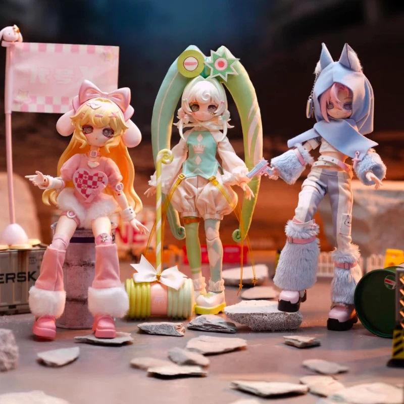

1/8 Bjd Blind Box Agent X Series Cute Bjd Doll Trendy Toy Cool Action Figure Mystery Box Desktop Ornament Birthday Gift