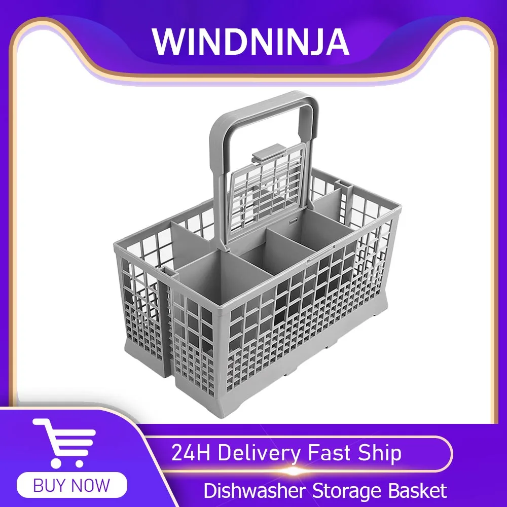 Multifunctional Dishwasher Basket Knife and Fork Storage Basket Foldable Cutlery Holder Dishwasher Basket Replacement Part