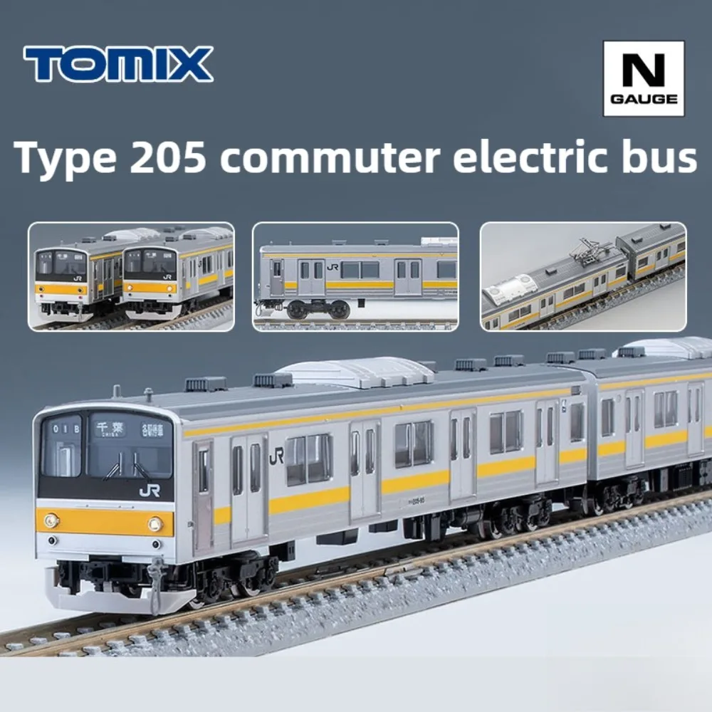 

TOMIX N-тип 1/160 Модель поезда, Тип 205 Пригородный поезд профессор-Sobu Line 10 Автомобили 98851 Набор поезда Игрушка для мальчика в подарок