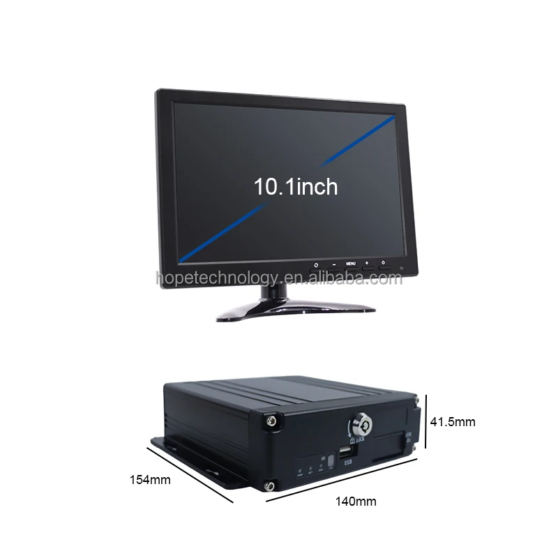 10 pollici 1080P AHD IR telecamera per visione notturna camion bus sistema di telecamere scheda SD MDVR DVR mobile