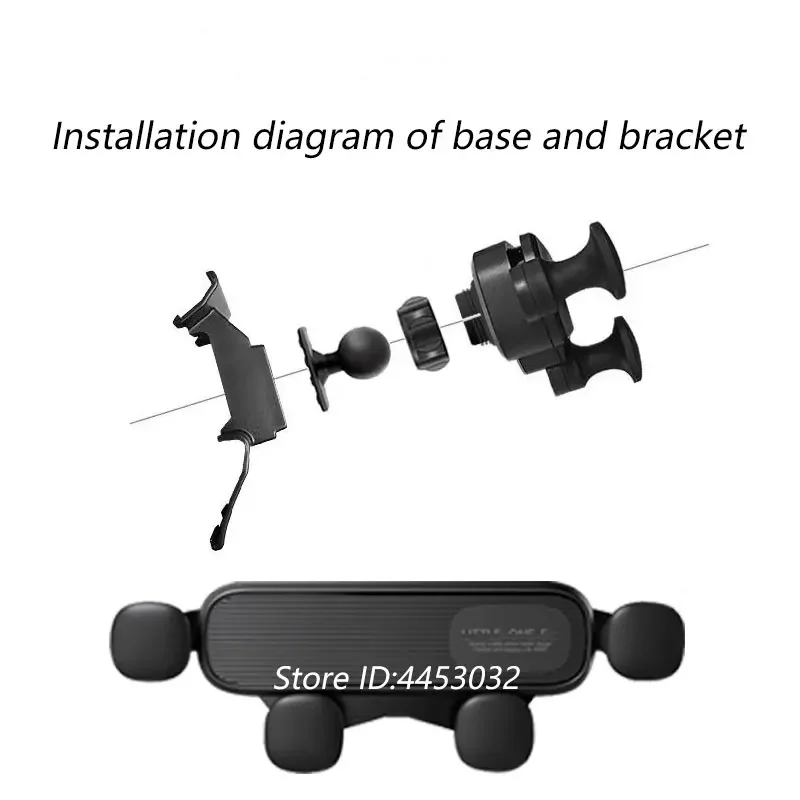 Car Phone Holder For Skoda Superb 3 B8 2016-2025 Gravity GPS Navigation Mount Horizontal Adjustable With Base Accessories - view 5