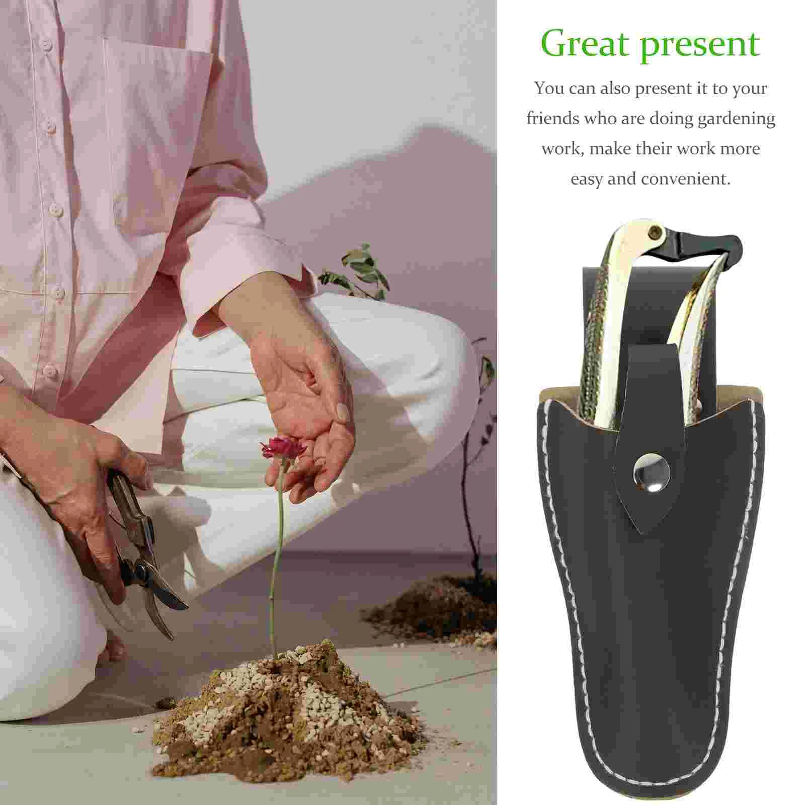 Pruning Shears Garden Orchard Scissors Protective Case Embroidery Cover Pincer Pliers Carrier