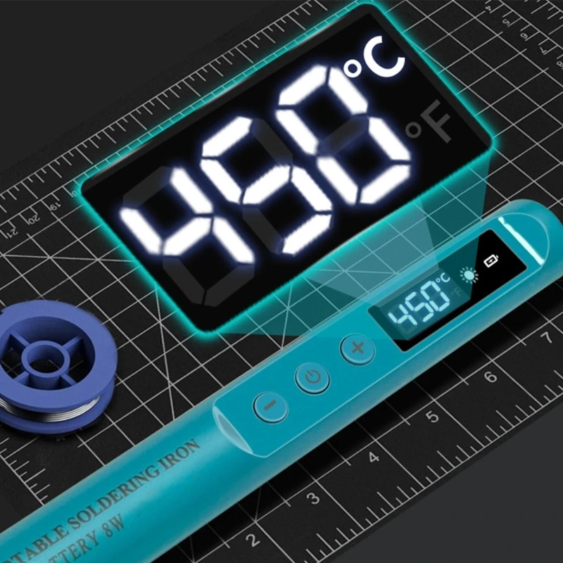 K9FB USB Hóa hàn Công cụ hàn sắt có thể điều chỉnh Nhiệt độ mang theo Phụ kiện Có sẵn sửa chữa nhà 200-450 ℃