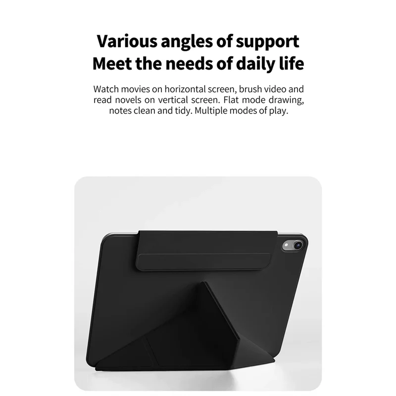 TTKK-Magnetic Attraction Foldable Dual-Sided Clip For Ipad Tablet Case 3+ Y For Ipad Air 2025[ 13 Inch]  Tablet