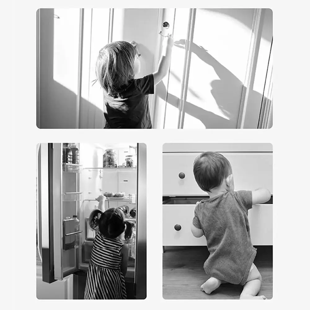 ABS Kids Security Password Lock Children Security Protector Protection Equipment Fridge Drawer Locks Plastic Solid Color