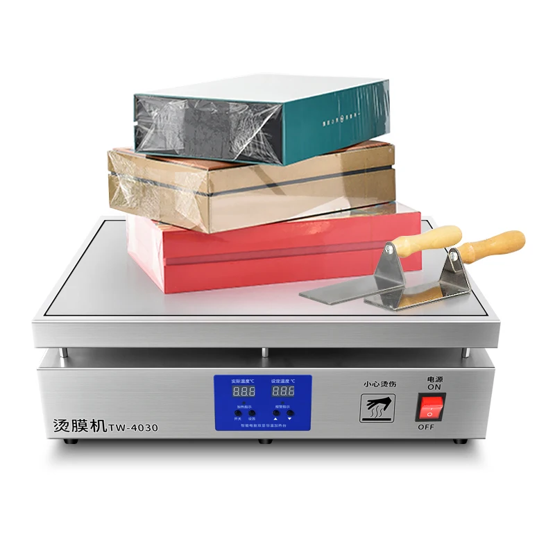 

Tea Gift Box Heat Sealing Film Ironing Machine Hot Film Machine Wrapping Packaging