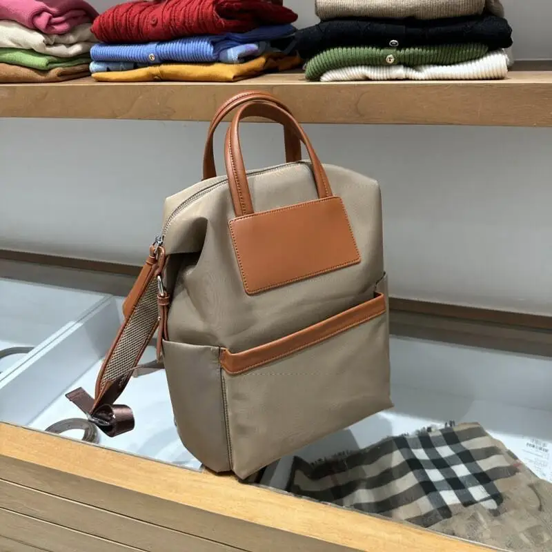 business-travel-laptop-bag-lightweight-large-capacity-commuter-backpack-zinc-alloy-zipper-men's-women's-soft-shoulder-bag
