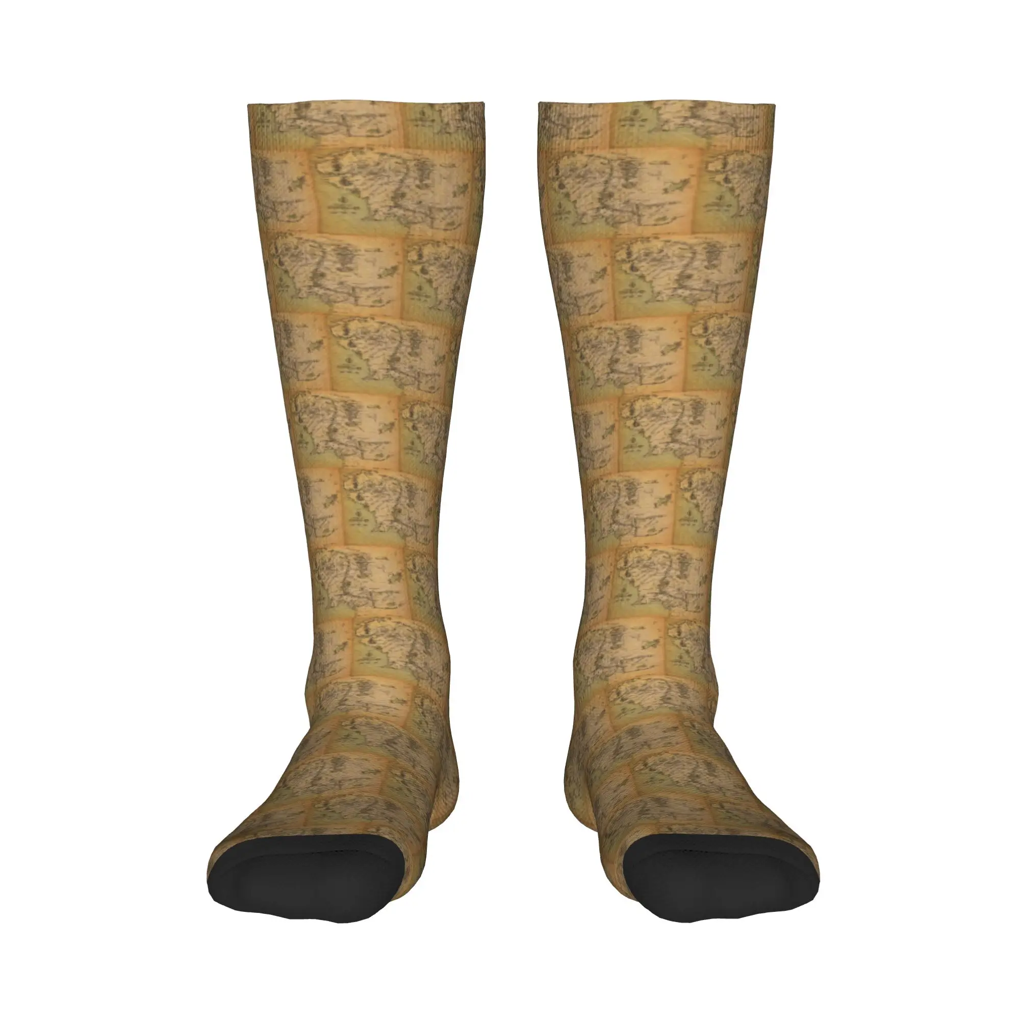 

Всесезонные чулки для экипажа, носки с картой "Lord's Ring", длинные носки в стиле хип-хоп, аксессуары для мужчин и женщин, рождественские подарки