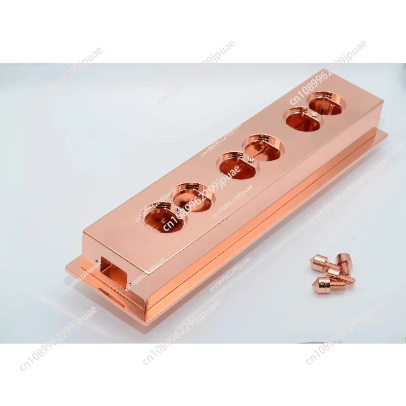 Household Extension Cord Socket 2023 New Nano Purple Copper Power Strip with Hollow Structure & Multiple Outlets