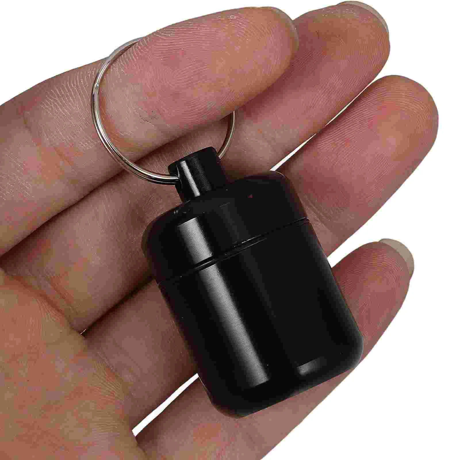 Earbuds Box Case for Plugs Airplane Pressure Relief Daily Pill Shell Carrying Black Concert Earplugs Travel