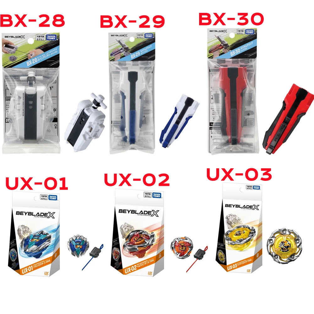 

GENUINE TAKARA TOMY BEYBLADE BX28 BX29 BX30 UX-01 UX-02 UX-03 Gyro Toupie Battle Beyblades X IN STOCK