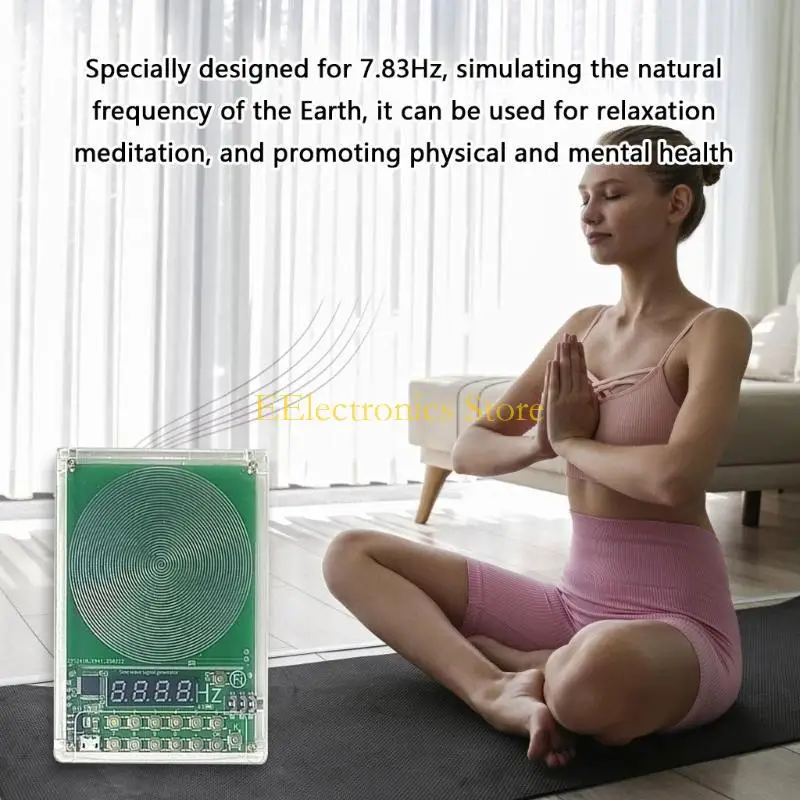 

B03C Adjustable Frequency Schumann Waves Generator Plugs And Play ABS Shell For Computer Connection 3.5mm Audios Output