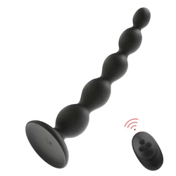 10 Geschwindigkeit Anal Vibrator männlich Prostata Massage gerät Anal Perlen Butt Plugs G-Punkt Dildo Vibration Sexspielzeug für Männer Homosexuell Frauen USB-Ladung