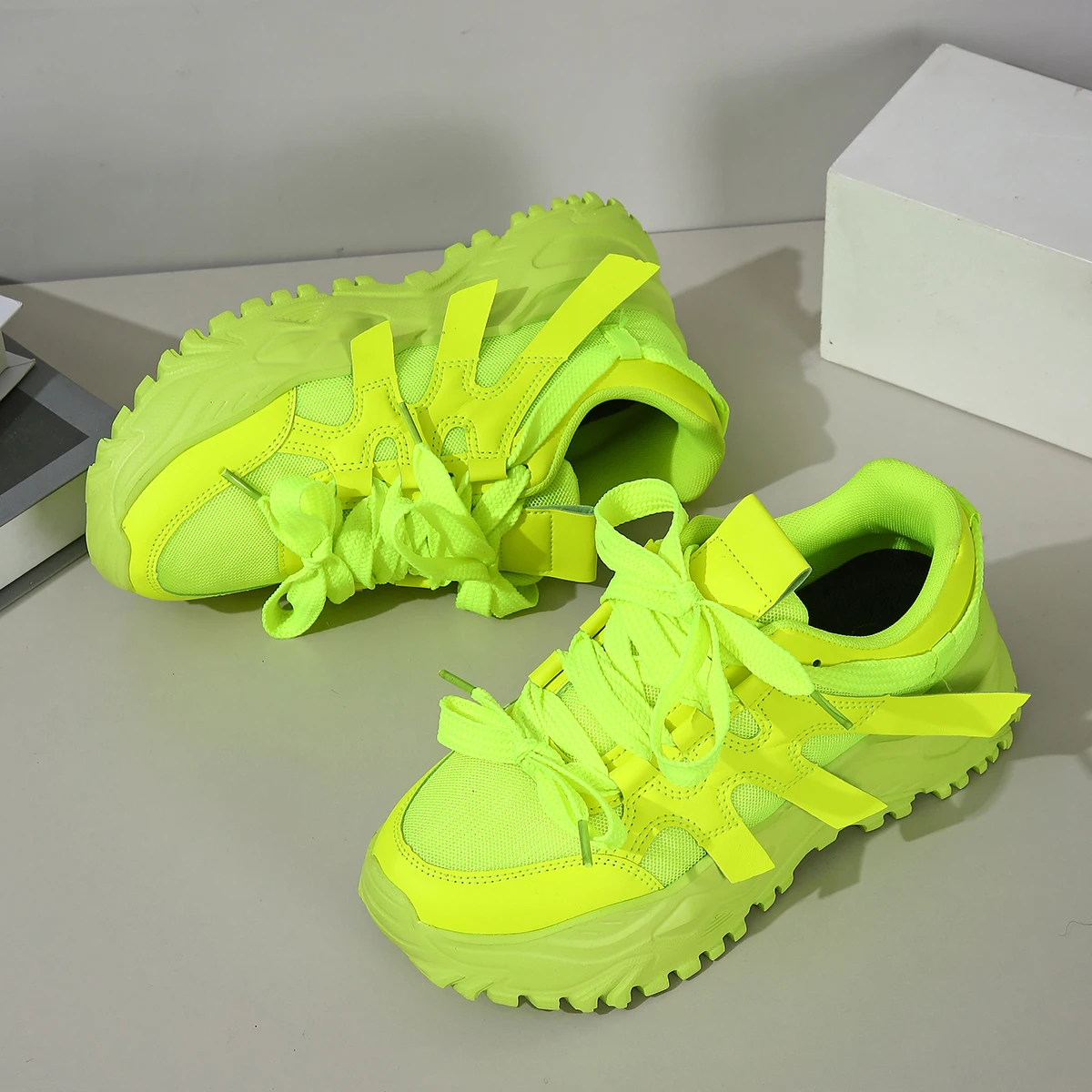 Женские кроссовки, спортивная обувь на платформе, удобная спортивная повседневная обувь, прогулочная обувь Zapatillas, увеличивающая рост