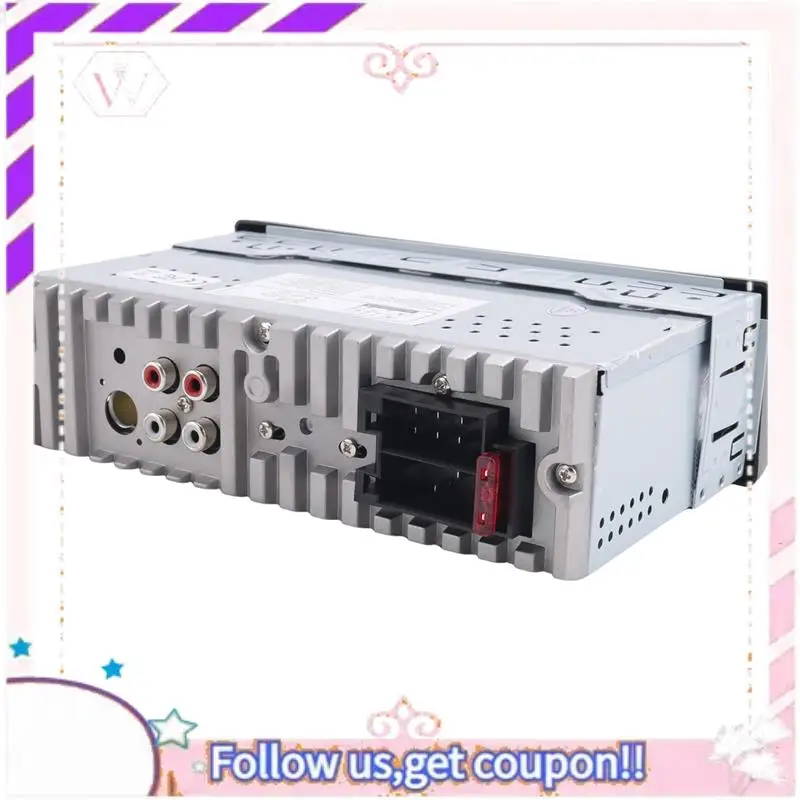 Easy To Use Car Radio Bluetooth Single Din Car Stereo, 1 Din Car Audio With Phone Holder, Support FM/MP3/AUX/USB/TF Card