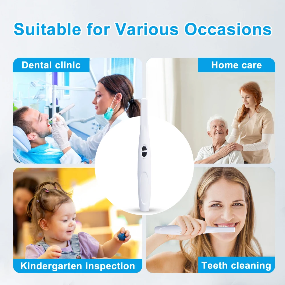 13 Megapixel Dental Intraoralkamera Wifi Wireless Intra Oral Tooth HD 1080P 6 Objektiv Autofokus Endoskop für Android I0S Windows