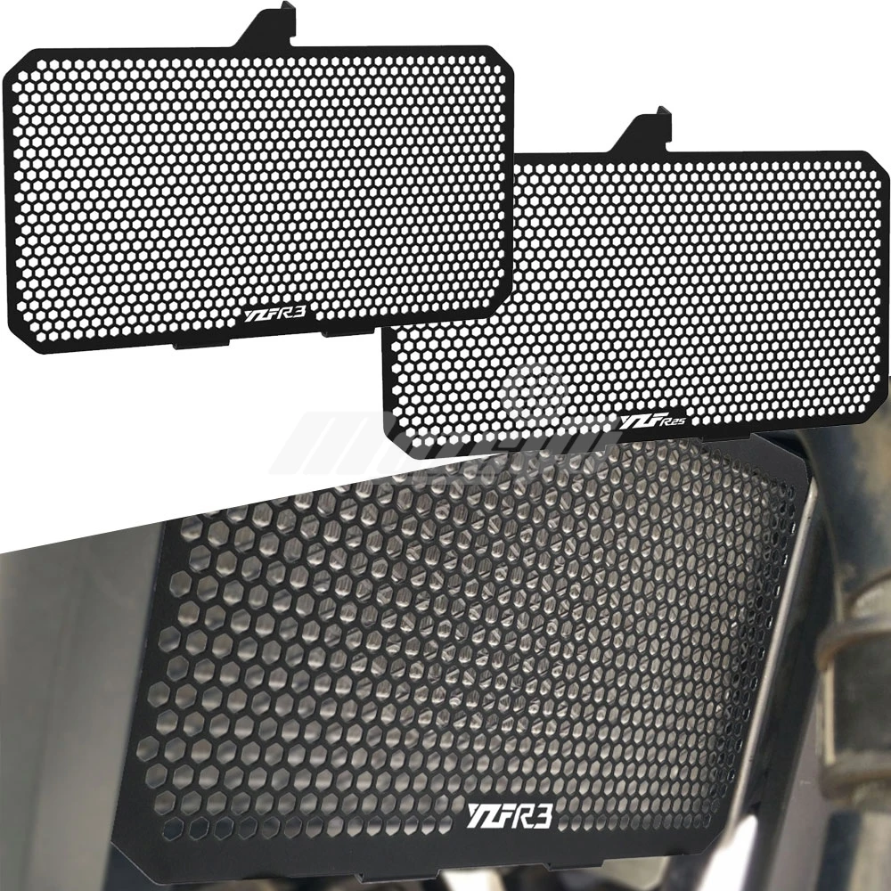 

For YAMAHA YZF R3 R25 YZFR3 YZF-R3 YZFR25 YZF-R25 2015 2016 2017 2018 2019 2020 2021 2022 2023 2024 2025 Radiator Grille Guards