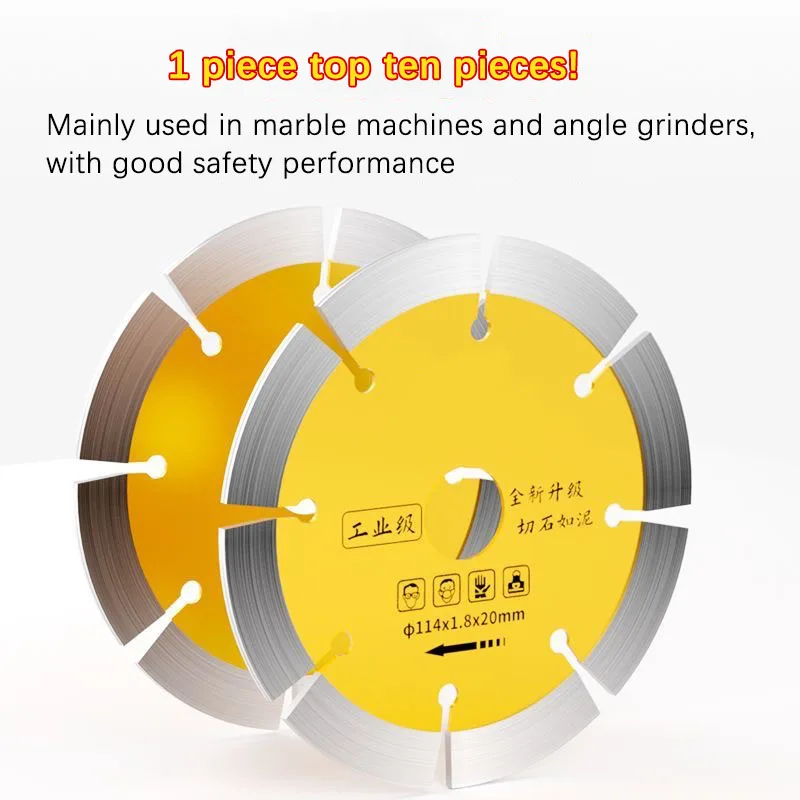 

Diamond Grooved Slice Angle Grinder Concrete Wall Granite Cutting Piece Marble Floor Tile Saw Blade