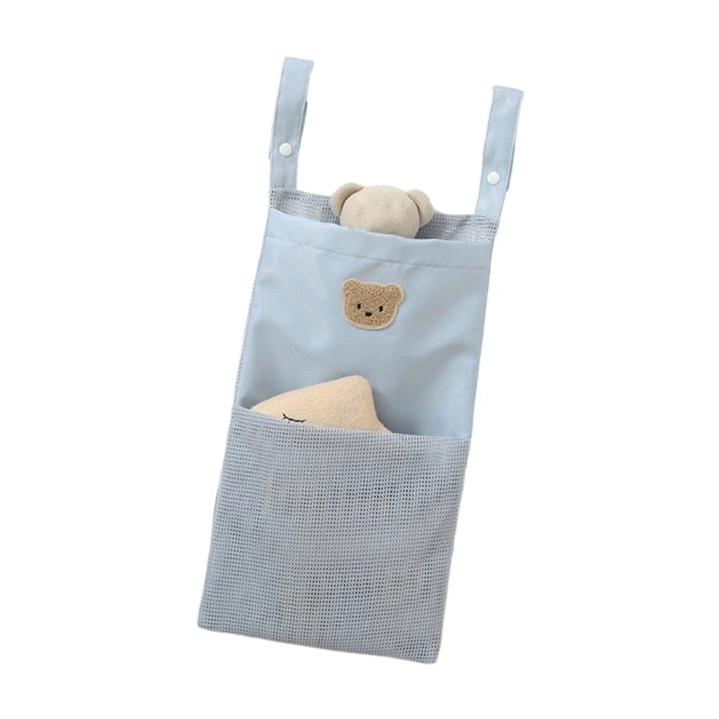 Portable Crib Hanging With Ventilated Mesh Compartments Durable Hook Suitable for Diaper Storage Baby Travel
