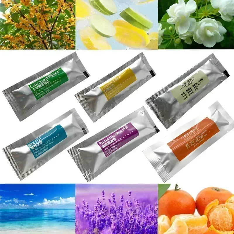 Ambientador con Clip para salida de aire de coche, Perfume Osmanthus, palitos aromáticos, ambientadores de limón para coche, recargas de Colonia, suplemento ambientador para coche