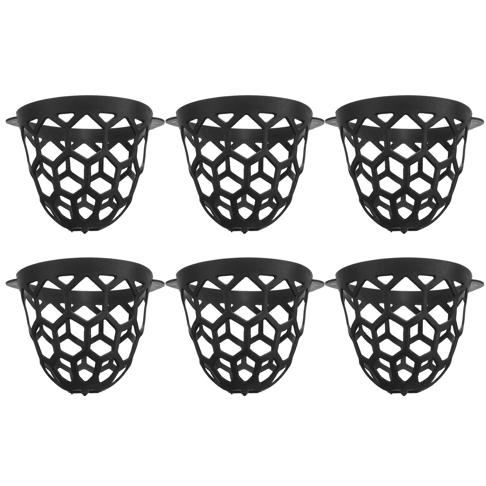 

6pcs Billiard Net Bag TPE Material Storage Shelves Drop Pockets Pool Table Parts Automatic Basket Durable Non Slip Design For