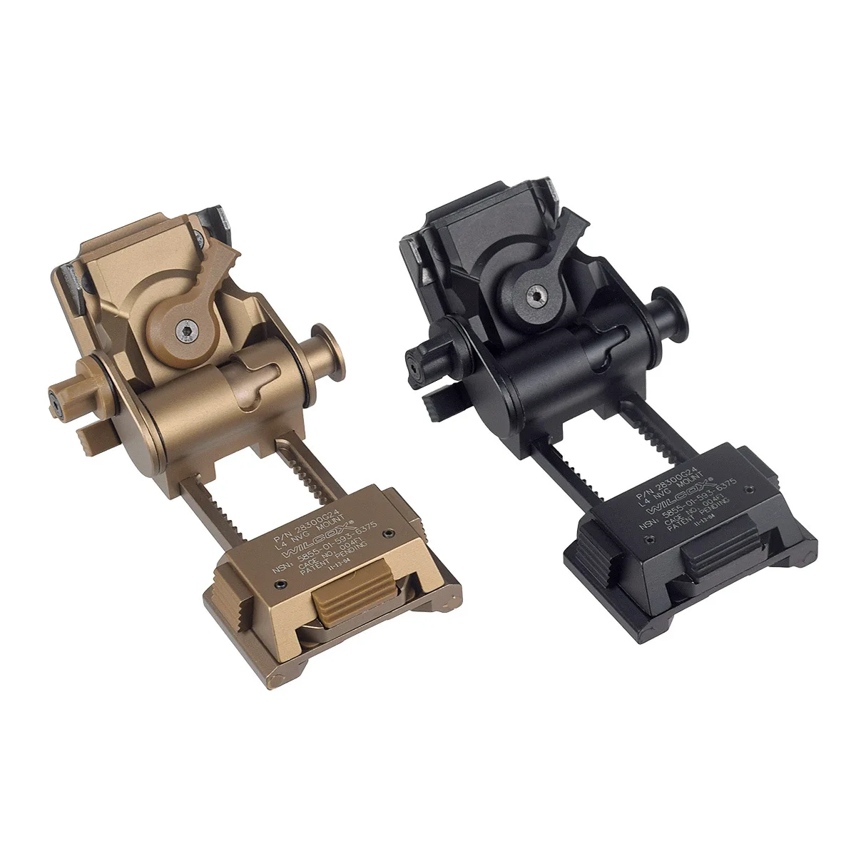 

Metal L4G24 dump truck helmet night vision goggle squid dry bracket adapter PVS15/PVS18/GPN