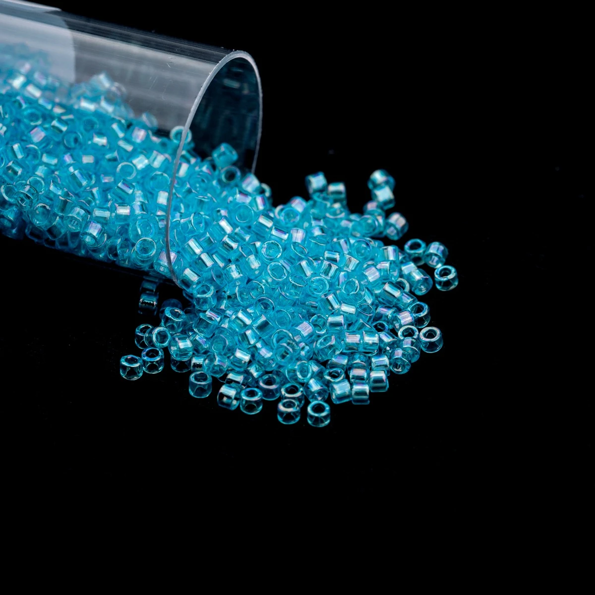 

Miyuki Delica Beads Transparent Rainbow Color Seed Beads for Needlework Jewelry Making Bracelet Diy