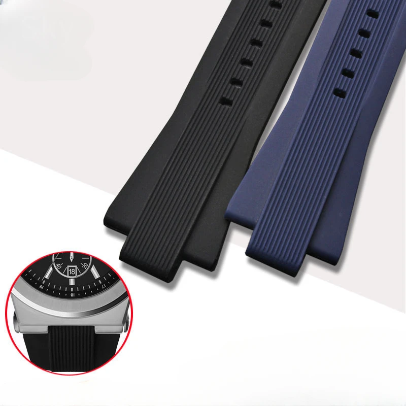 13X 29mm Safe Durable Watchband for Michael Kors Mk8729 8184 9020 Convex Interface Sport Personality Silicone Rubber Watch Strap