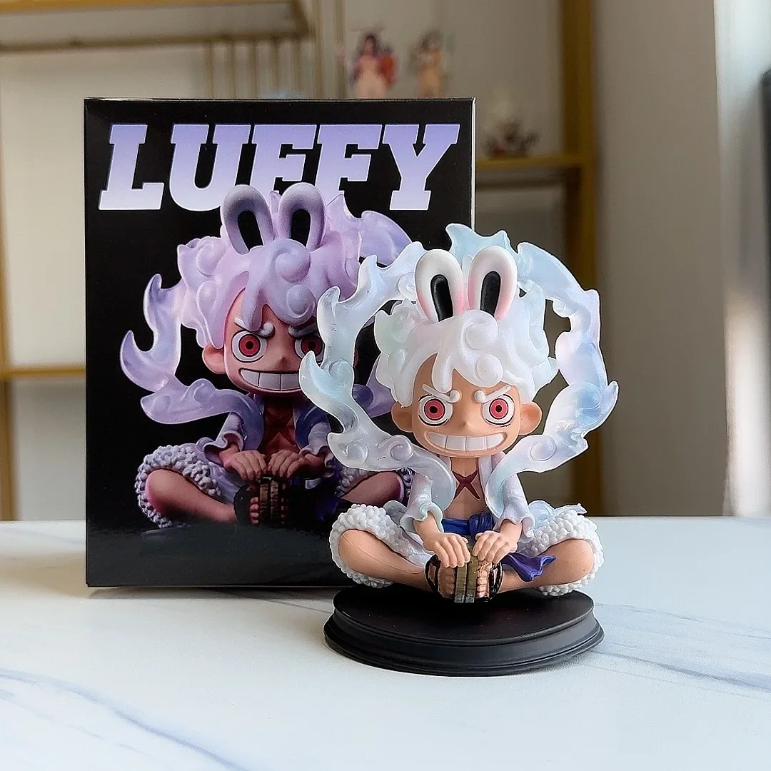 

11 см цельная аниме-фигурка, милая модель Ника Луффи, орнамент, модель из ПВХ, коллекция статуй, украшения, игрушки, подарок на день рождения, украшения