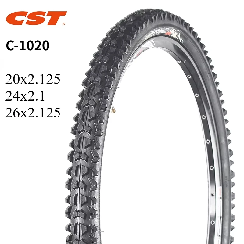 CST Mountain bike tires C1020 thickened 20x2.125 24x2.1 26x2.125 wear-resistant off-road tire