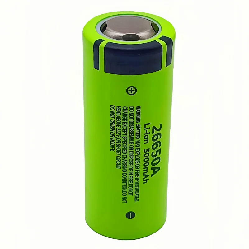 100% brand new,original,high-quality,true capacity 26650A 5000mAh 3.7V lithium-ion rechargeable battery 26650 flashlight view 3