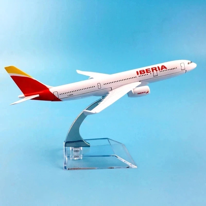 2024 NEW 16cm Iberia Airlines Airbus A330 Airplane Model Plane Model Aircraft Diecast Metal 1/400 Scale Planes Dropshipping