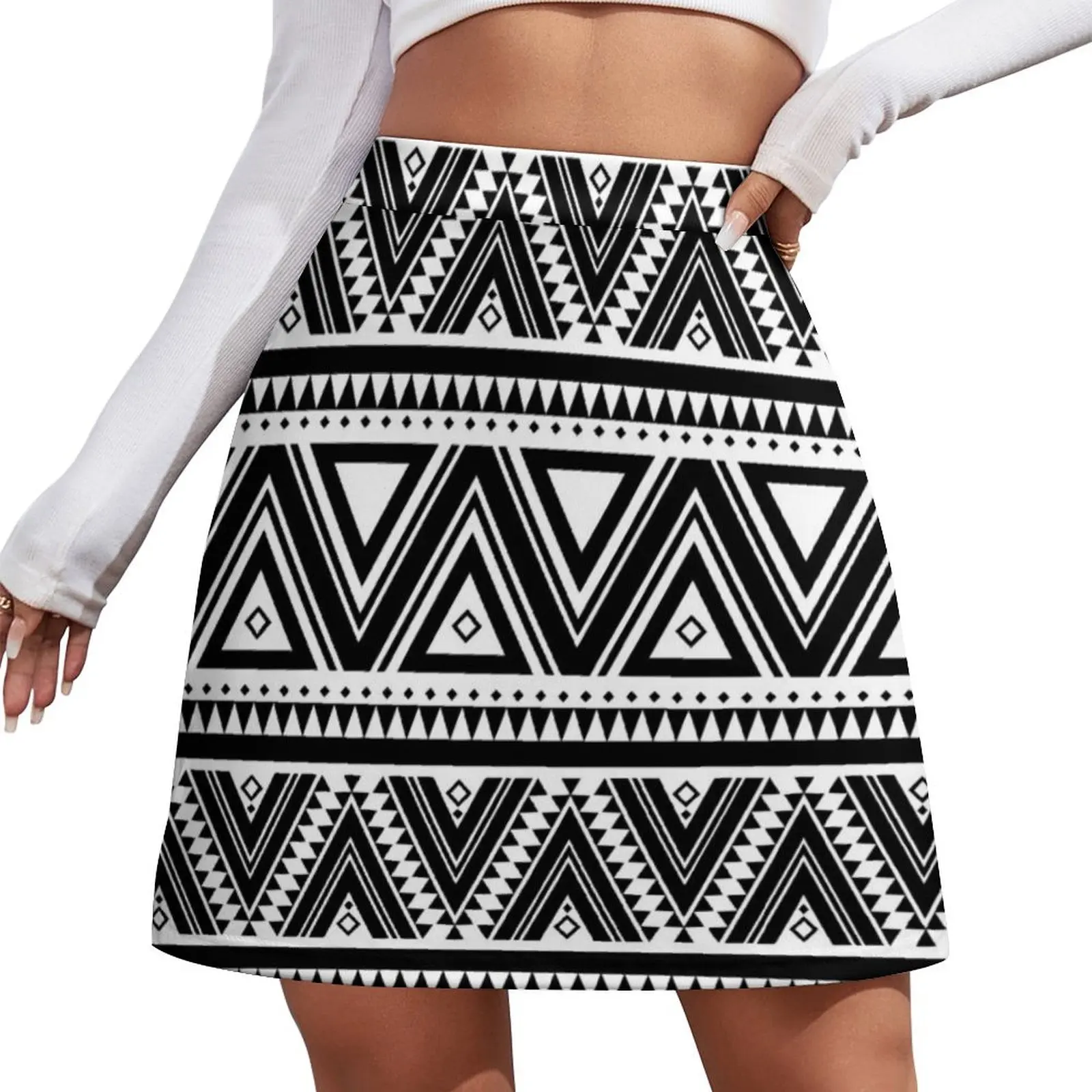 Aztec Ethnic Pattern Art Mini Skirt summer outfits for women 2026 korean style skirt women's clothing summer 2026 novelties