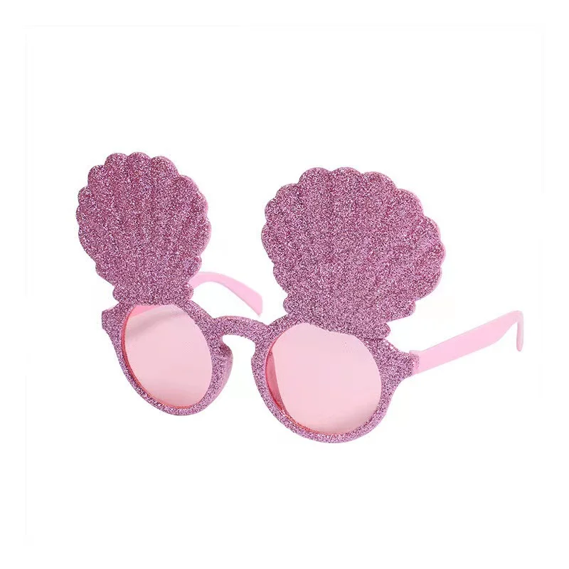 1pc Hawaii tropische Party Sonnenbrille Flamingo Hawaii Luau Pool Strand Party Dekoration liefert lustige Hai Brille Foto Requisiten