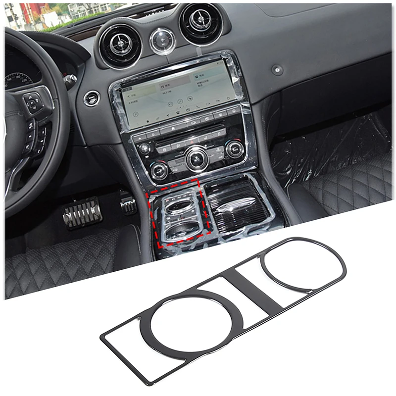 

For Jaguar XF 2008-2015 XJ 2010-2019 Aluminum Alloy Car Shift Button Frame Decorative Sticker Car Interior Accessories