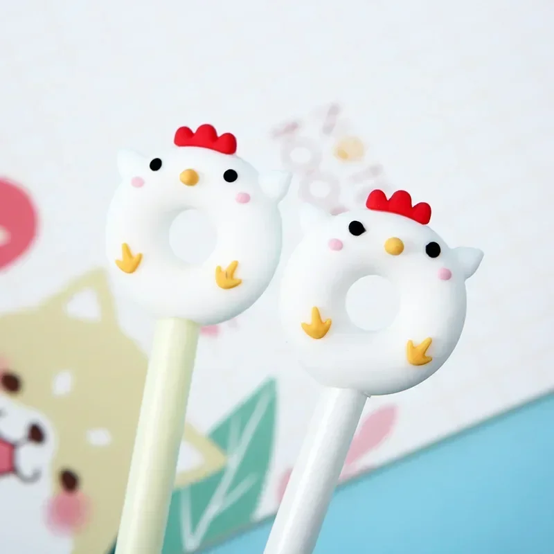A 36PCS Chick Doll Modeling Student Gel Pen Cute Pen Writing Implement Office Writing Stationery Kawaii School Supplies B