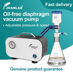 DC 12 v Mini pompe à vide d'air à diaphragme sans huile pompe à filtre de laboratoire pompe à pression négative Portable équipement de laboratoire 110 v à 220 v