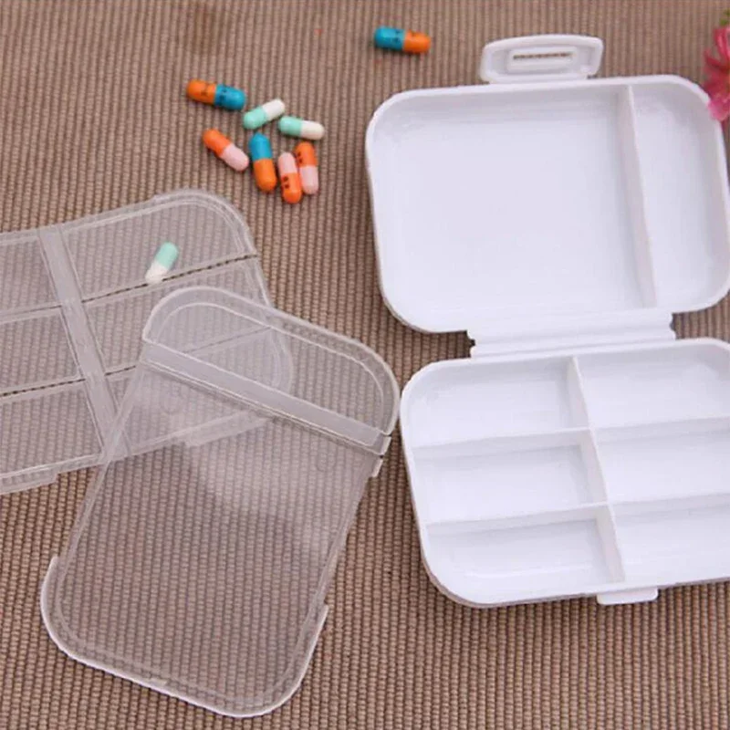 8 Grids Organizer Container For Tablets Travel Pill Box Small Box For Health Care Tools Portable Container For Medicines