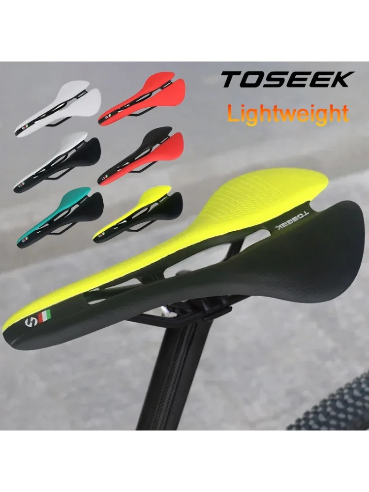 AliExpress TOSEEK Toseek Bicycle Cushion Lightweight Cycling Saddle Comfortable Long Distance Bike Seat 185g Road Mountain Bike Seats Bicycle Part