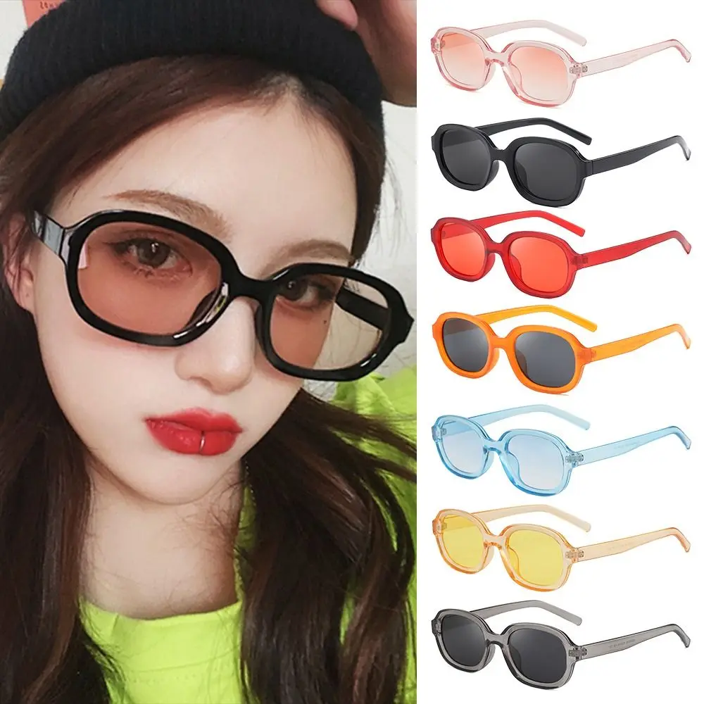 Candy Color Rectangle Sunglasses Retro UV400 Protection Vintage Shades Beach Sunshade Square Frame Sunglasses for Unisex