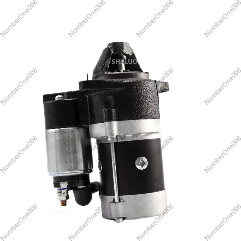 HW16-1 8T 12V 1.6KW Engine Starter Motor, 8-Tooth Gear Starter for Automotive Engine