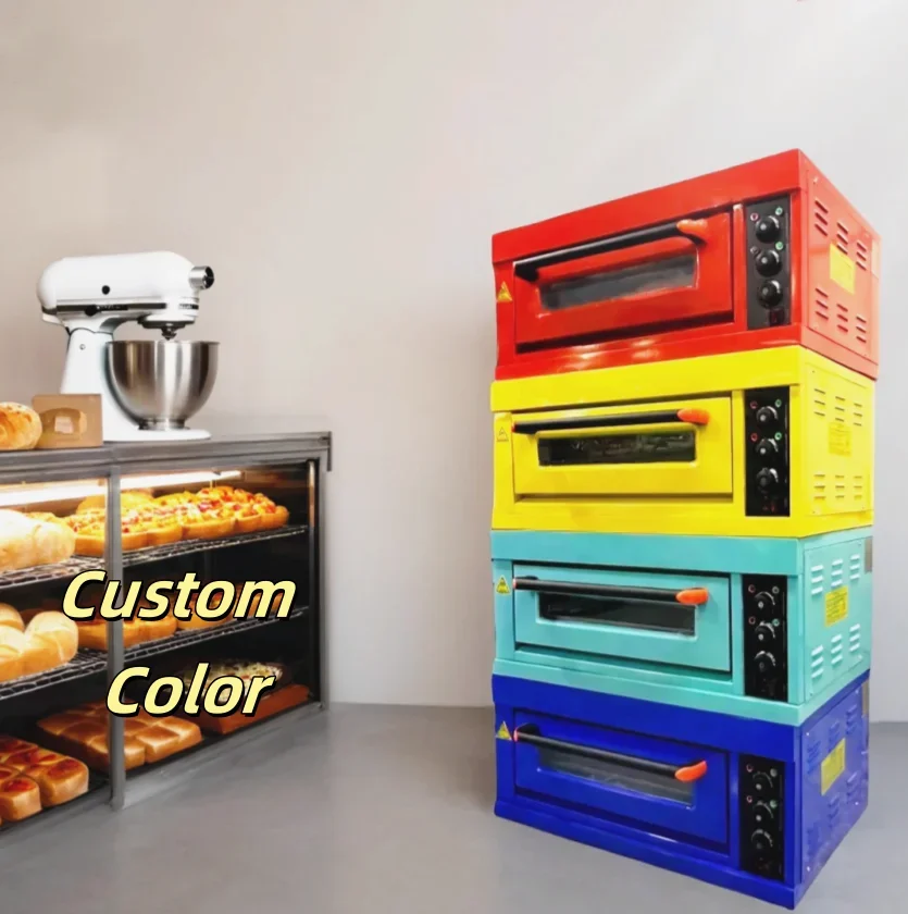 China buy best reasonable price bakery countertop electric gas commercial pizza deck oven for baking bread and cake food machine