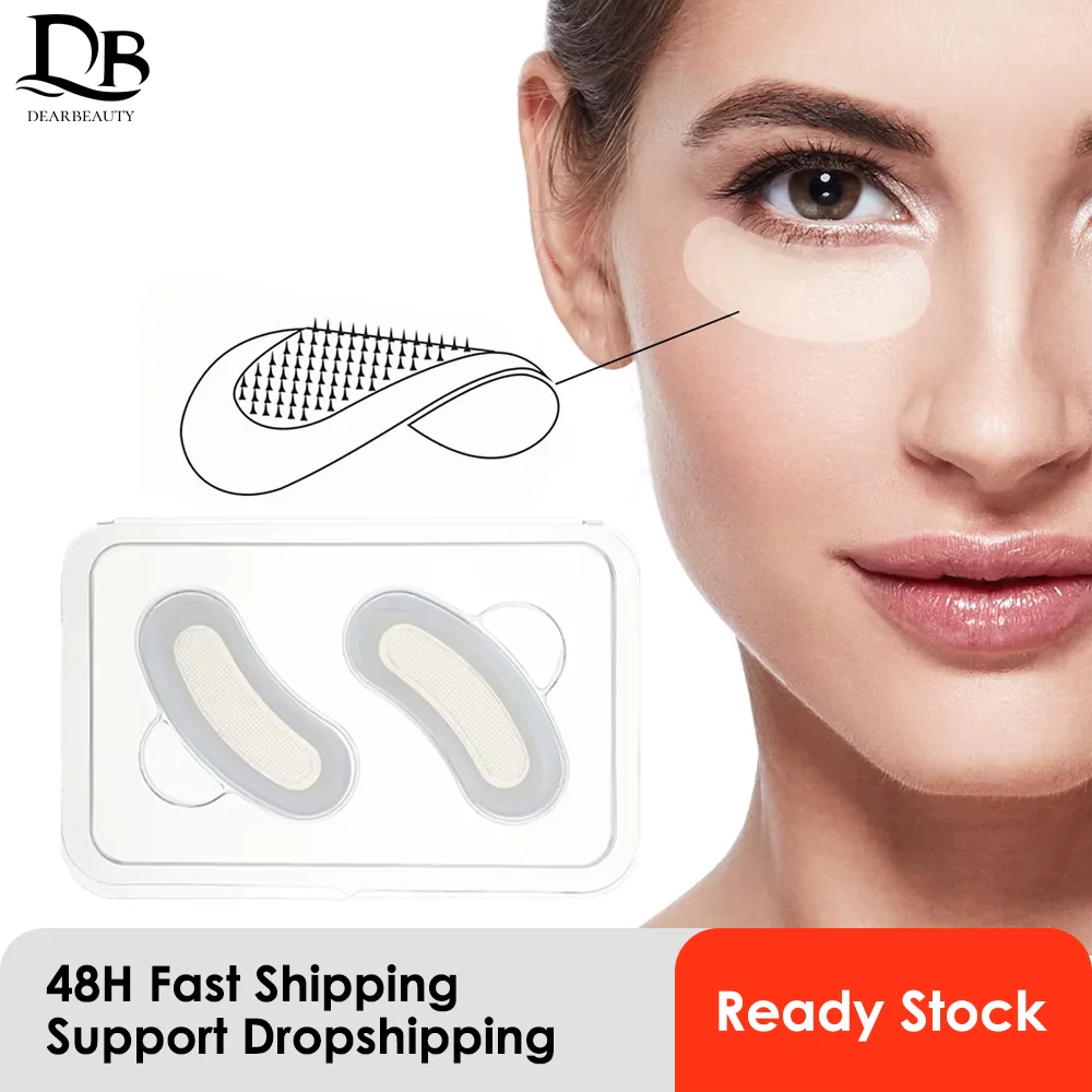 Hyaluronic Acid Microneedle Eye Patches Mask For Anti Wrinkle Aging Dark Circles Moisturizing Under Eye Gel Pads Skin Care