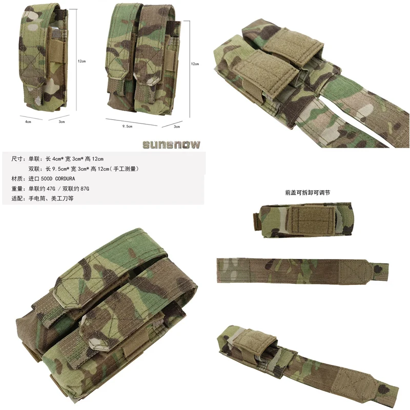 

NEW Tactical Outdoor MOLLE Toolkit Pouch Bag 9# Tool Case Flashlight bag