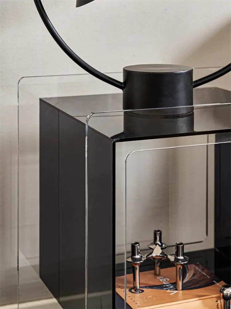 طاولة بسيطة وخفيفة فاخرة لعربة متنقلة وأريكة غرفة المعيشة مع جانب قهوة بعجلة #4