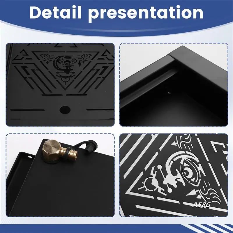 

For Outdoor IGT Mobile Table Board Stainless Steel Table Unit Board For Hiking Fishing Picnic Camping Equipment