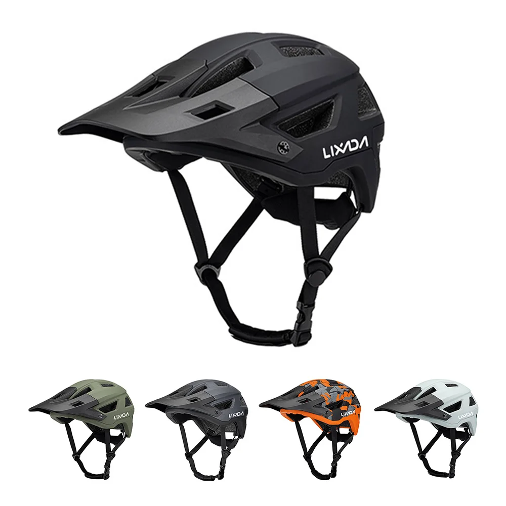 Lixada Fahrradhelm Herren Damen MTB Rennradhelm 55–61 cm verstellbares Zifferblatt abnehmbares Visier Belüftung 14 Belüftungsöffnungen Fahrradhelm – Detail 17