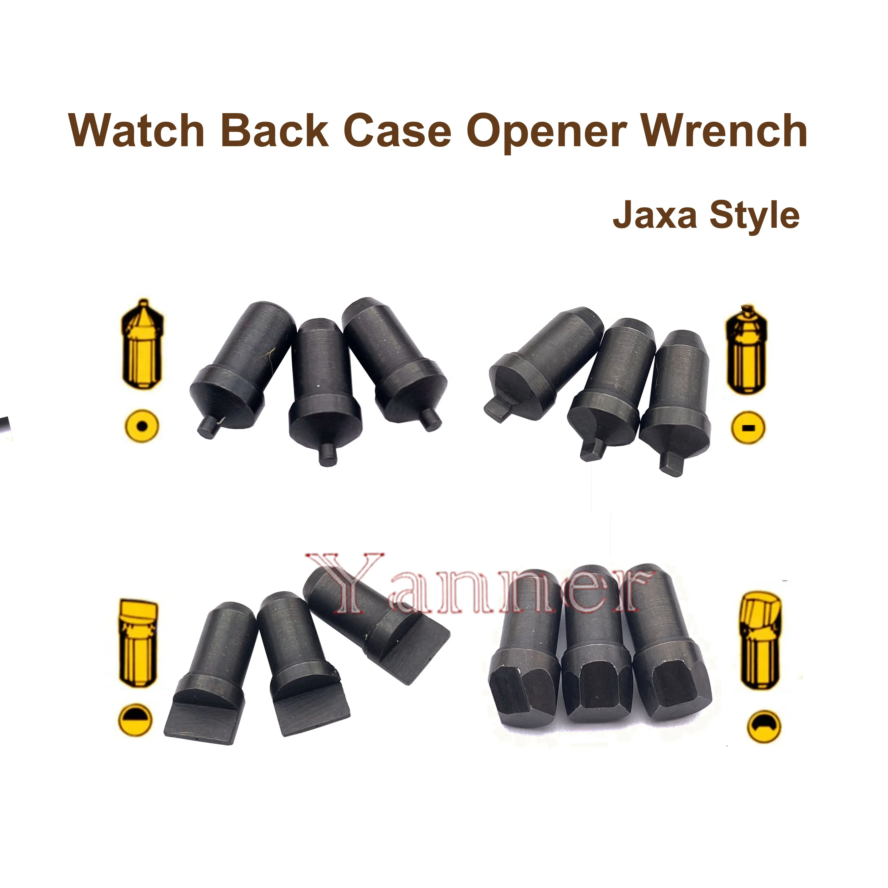 Watch Back Case Opener Wrench Jaxa Style Large XL Size Waterproof Screw Case Tool for Wide Range Case Dimensions Professional